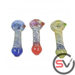 MULTI COLORED DOTTED HAND PIPE 5inch